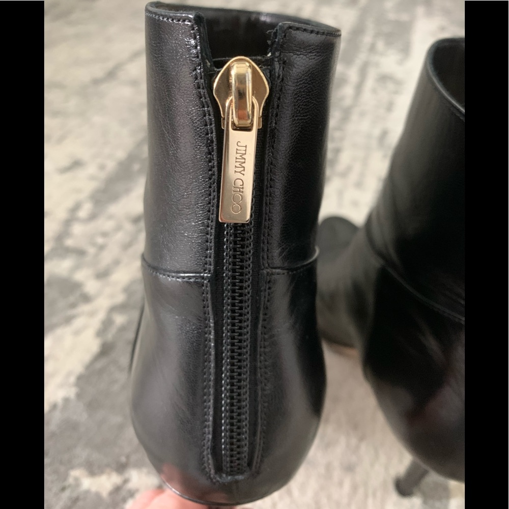 Jimmy Choo Leather Booties - Picture 4 of 15